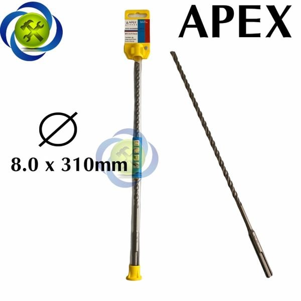 Mũi khoan bê tông 8mm APEX SDWV0508 8 x 310mm loại đầu gài