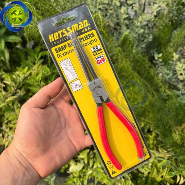 Kìm phe dài mở phanh xe ga HOTSSMAN HM-225 dài 225mm (gắp phe cuppen thắng đĩa, puly nồi tay ga)