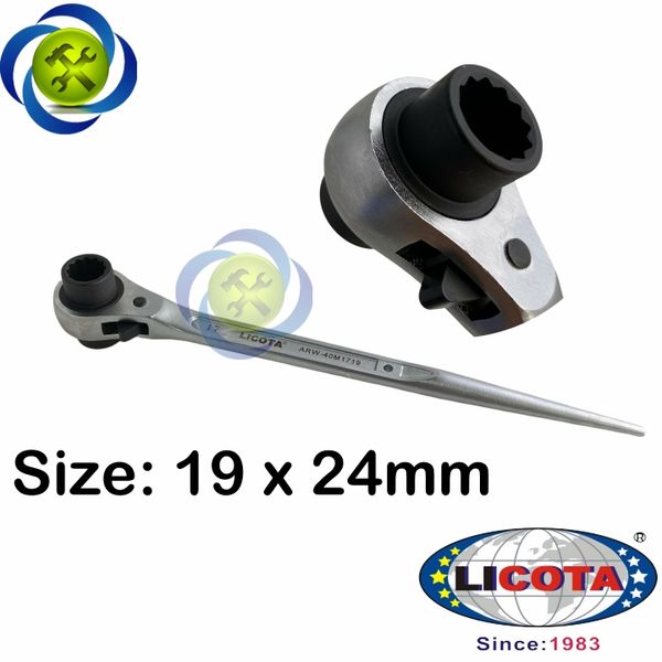 Cần siết đuôi chuột 19 x 24 LICOTA ARW-40M1924