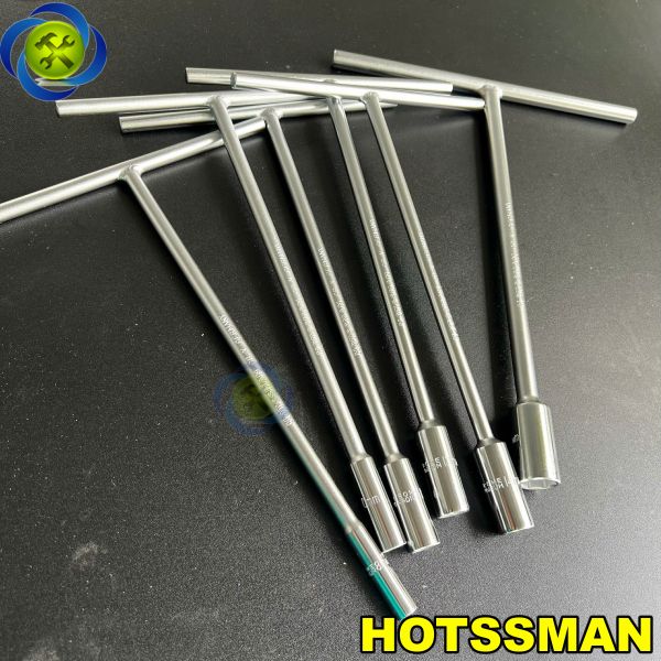 Tay vặn chữ T HOTSSMAN thép CR-V các size lẻ từ 8-17mm