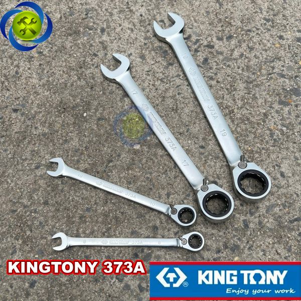 Cờ lê vòng miệng tự động Kingtony 373A kích thước tùy chọn 8-19mm