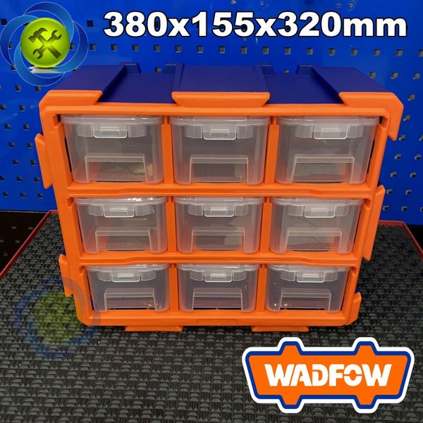 Bộ hộp 9 khay nhựa Wadfow WTB8331 380x155x320mm