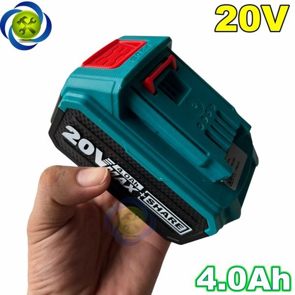 Pin TOTAL Lithium TFBLI2002 20V 4.0Ah – Phù hợp cho nhiều loại máy dùng pin Total 20V