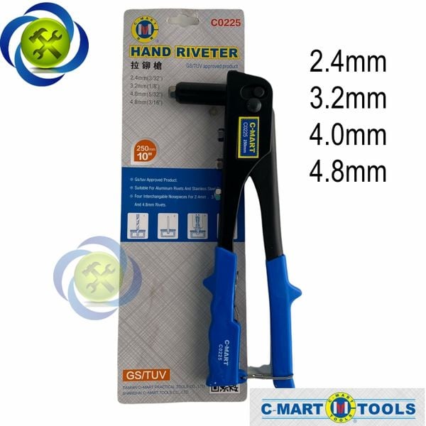 Kìm rút rive C-Mart C0225 dài 250mm loại 10 inch (2.4 - 4.8mm)