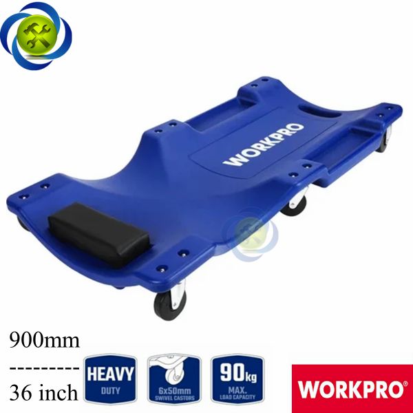 Xe nằm chui gầm ô tô Workpro WP319001 bằng nhựa kích thước 90cm tải trọng 90kg