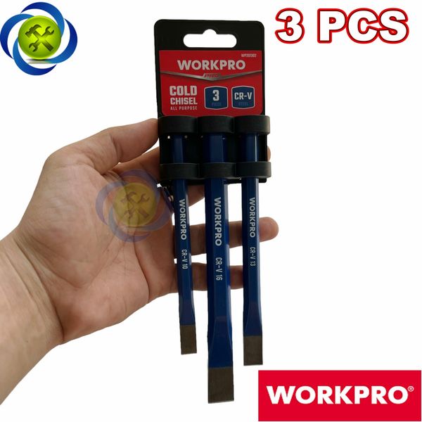Bộ đục đột sắt Workpro WP201302 có 3 chi tiết