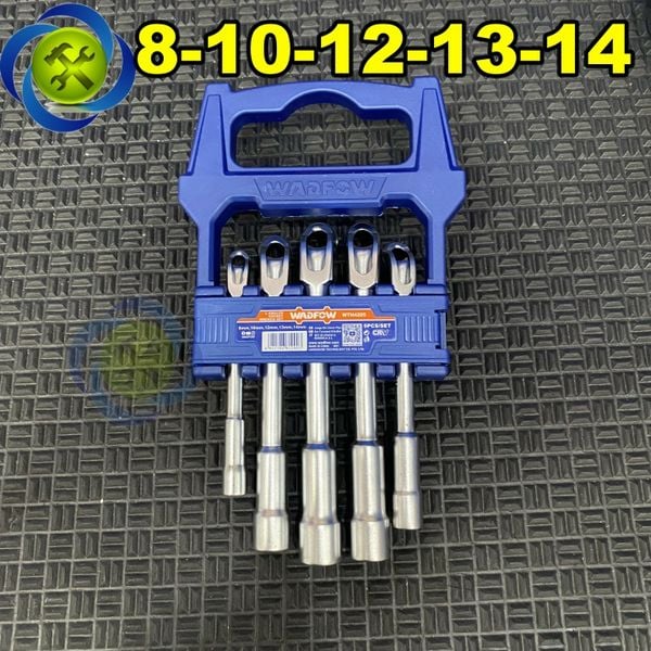Bộ điếu 5 chi tiết WadFow WTH4205 (8-14mm) thép CR-V