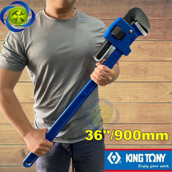 Mỏ lết răng 900mm Kingtony 6531-36 36inch hàm mở 102mm