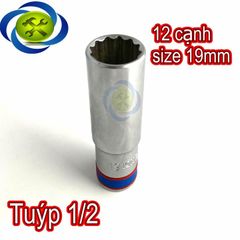 (ĐỦ SIZE) Tuýp  1/2 KINGTONY 4230 loại 12 cạnh màu trắng dài 77mm