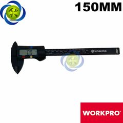 Thước kẹp điện tử 150mm Workpro WP266001 thân nhựa