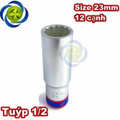 (ĐỦ SIZE) Tuýp  1/2 KINGTONY 4230 loại 12 cạnh màu trắng dài 77mm