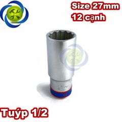 (ĐỦ SIZE) Tuýp  1/2 KINGTONY 4230 loại 12 cạnh màu trắng dài 77mm