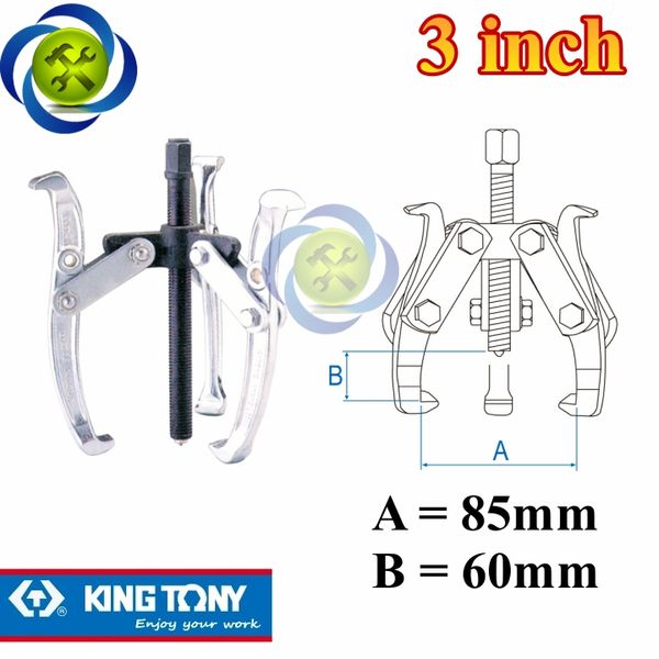 Cảo ba chấu Kingtony 7963-03 độ mở 85mm