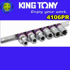 Bộ đầu khẩu sao Kingtony 4106PR 6 chi tiết 1/2