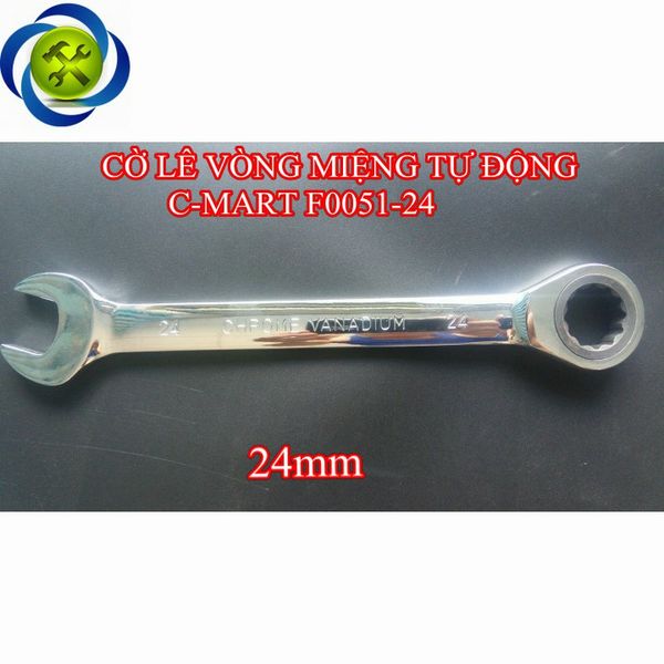 Cờ lê vòng miệng tự động C-mart F0051-24 24mm
