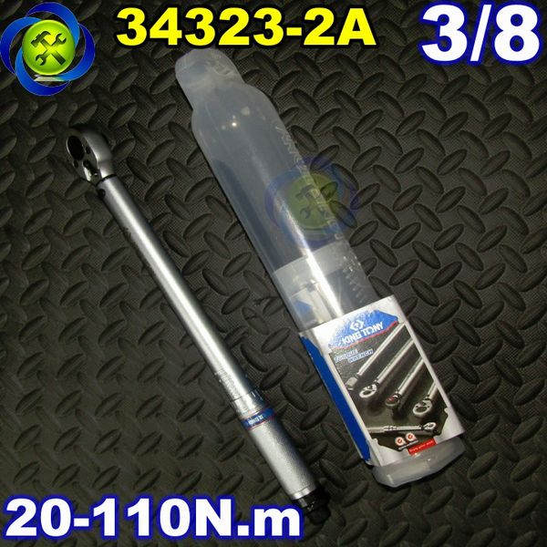 Cần siết lực 3/8 Kingtony 34323-2A 20-110N.m dài 370mm