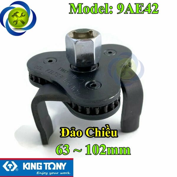 Cảo lọc dầu 3 chấu chân dẹp Kingtony 9AE42 ( 63-102mm)