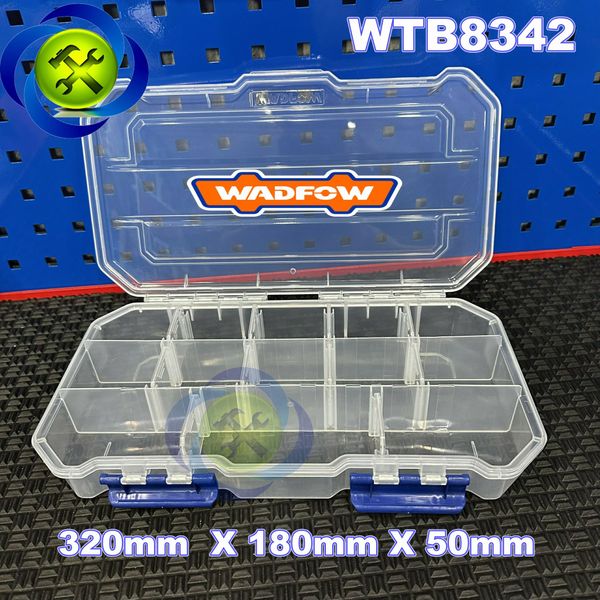 Hộp nhựa trong suốt 13 ngăn đưng linh kiện Wadfow WTB8342