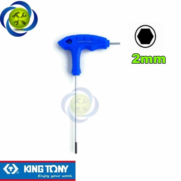 Lục giác chữ T 2mm Kingtony 116502MR dài 95mm