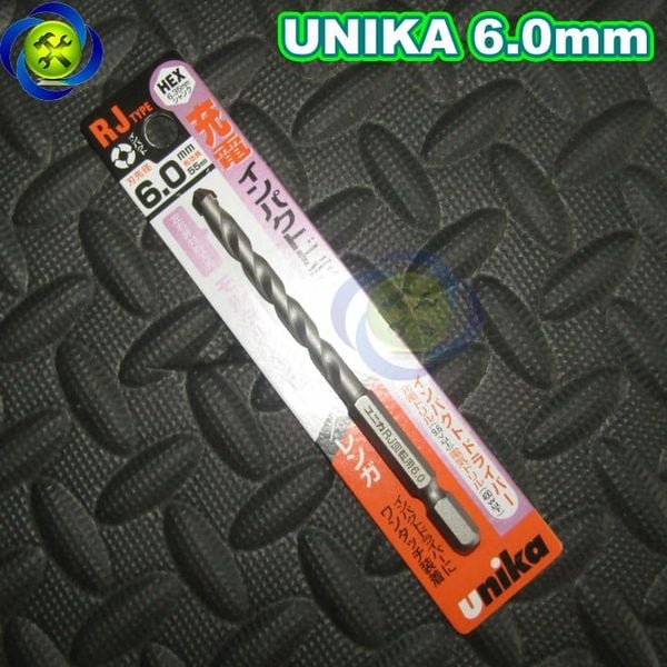 Mũi khoan tường Unika 6mm RJ 6.0 x 100 đuôi lục giác