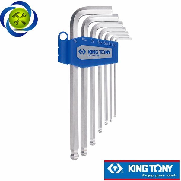 Bộ lục giác hệ inch Kingtony 20107SR 7 cây