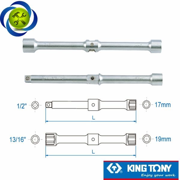 Cần vặn chữ thập 1/2inch Kingtony 19961721 (17-19mm)