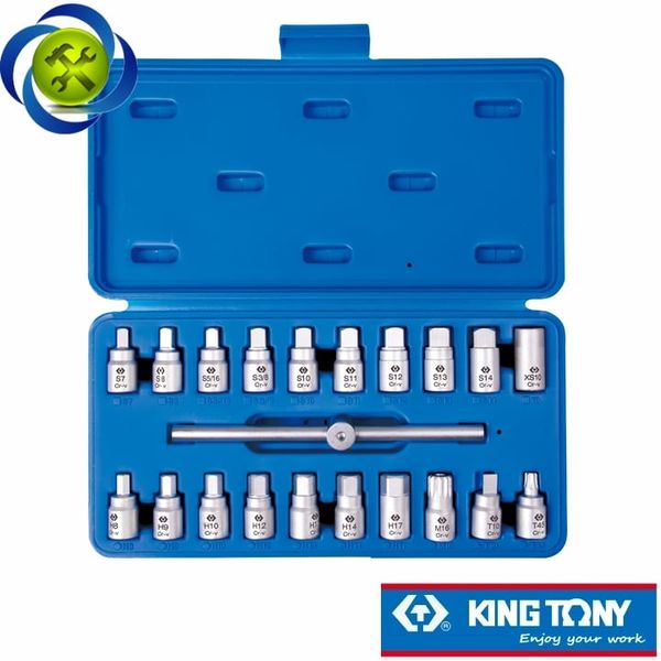 Bộ đầu tuýp 3/8 inch 21 chi tiết Kingtony 9AR11