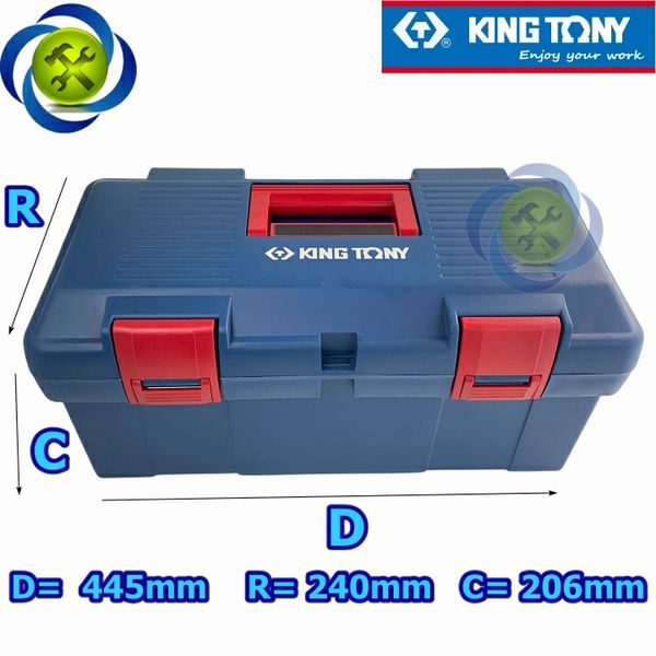 Thùng đồ nghề nhựa Kingtony 87407 kích thước 445x240x206mm