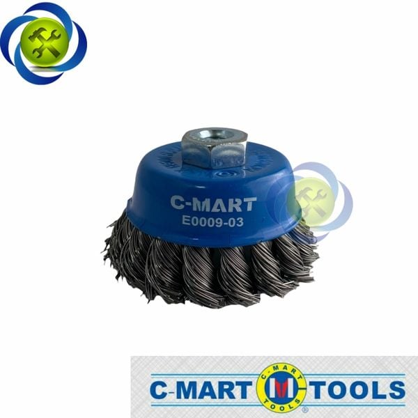 Chén cước C-Mart E0009-03 đường kính 75mm M10 X 1,5