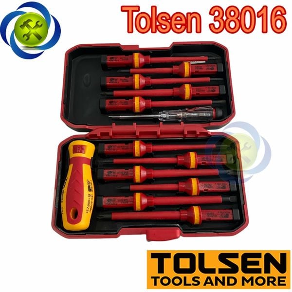 Bộ vít cách điện 13 chi tiết Tolsen 38016