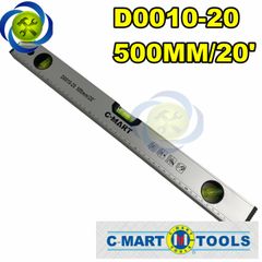 Thước thủy 500mm từ tính màu xám C-Mart D0010-20