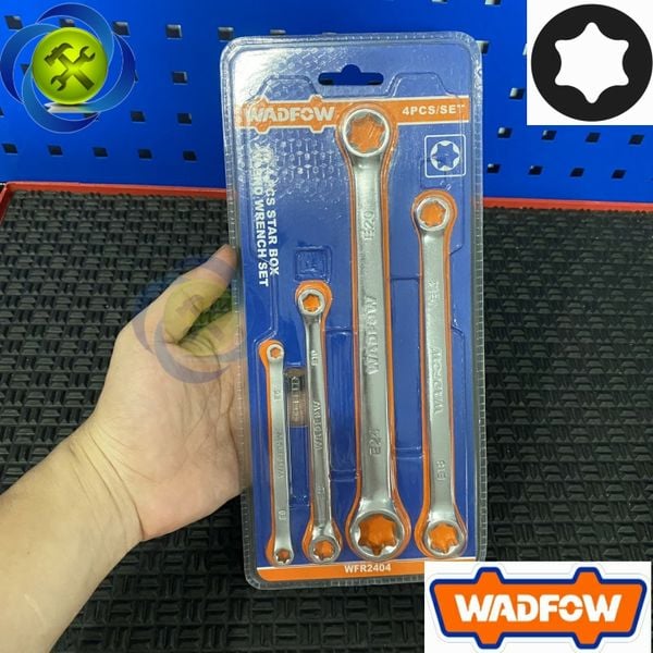 Bộ 4 cờ lê đầu E hai đầu vòng (E6-E24) WadFow WFR2404