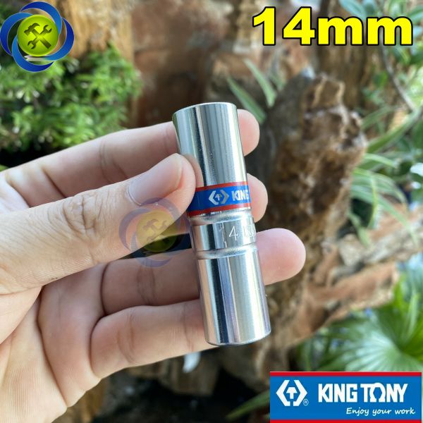 Tuýp tháo bugi 14mm chân đuôi 3/8 Kingtony 36B514 loại 6 cạnh
