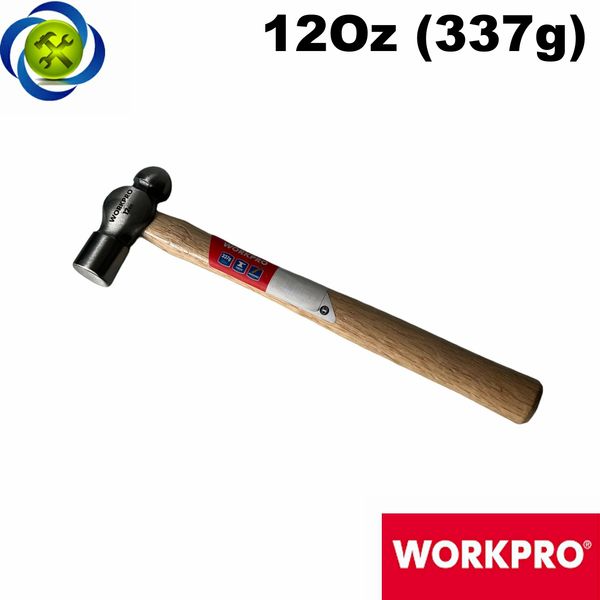 Búa bi cán gỗ Workpro WP241025 12Oz(337g)