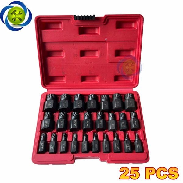 Bộ tuýp mở ốc lục giác hư HITMAN VND2040 - 25 chi tiết (1/8 - 7/8 inch)