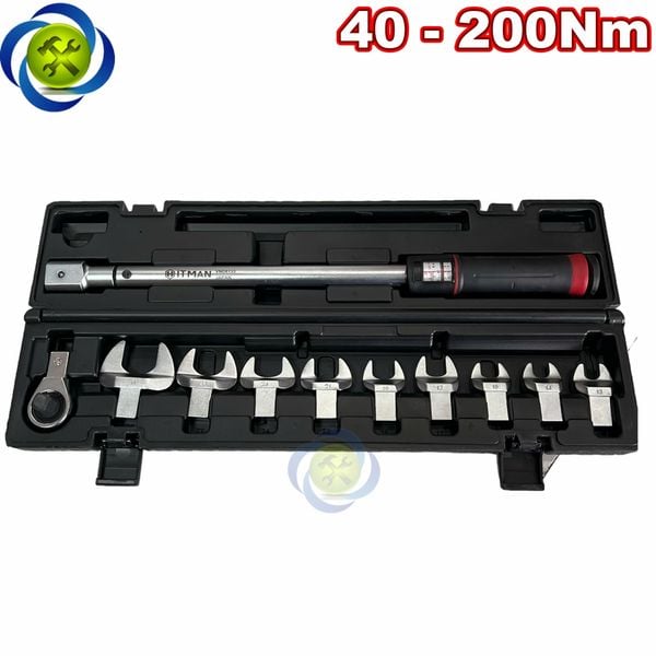 Cờ lê lực đầu rời HITMAN VND8133 (lực siết 40-200Nm) có 11 chi tiết