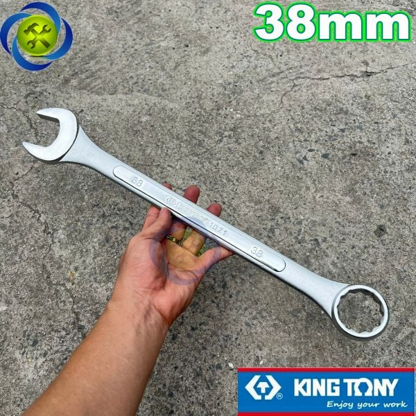 Cờ lê vòng miệng 38mm Kingtony 1071-38 dài 455mm