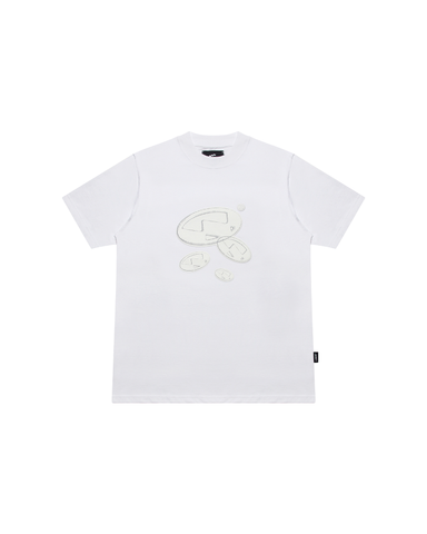  LDJ ICONIC LOGO TEE - Whiteline 