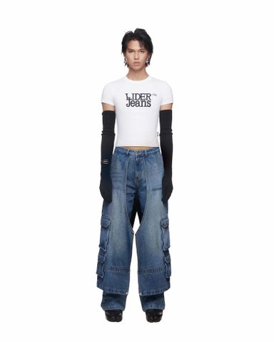  BACCHUS WIDE-LEG CARGO JEANS 