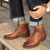 Giày da cao cổ buộc dây Cowboy 91715