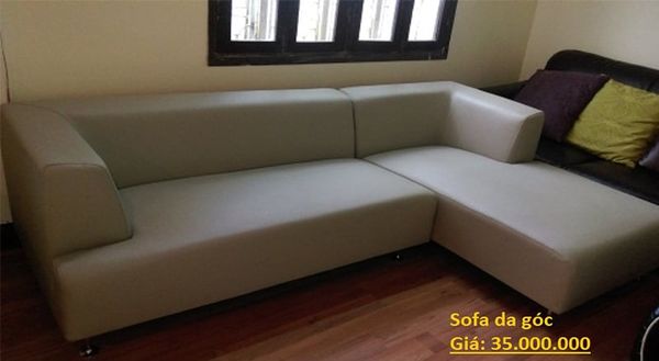 Sofa da góc