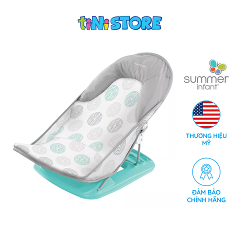  Ghế lưới hỗ trợ tắm bé sơ sinh hoa văn hình tròn Summer Infant 