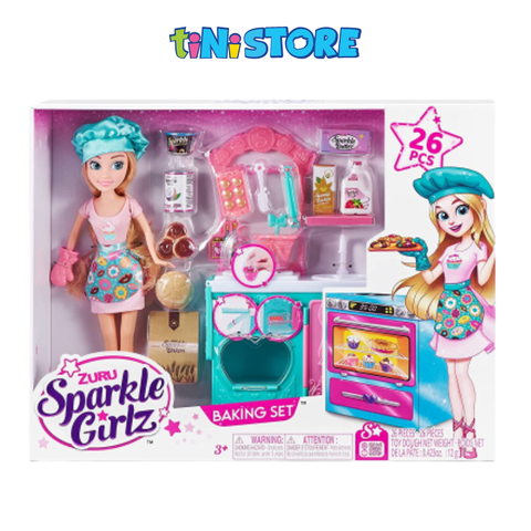  Bộ đồ chơi búp bê làm bánh Sparkle Girlz 