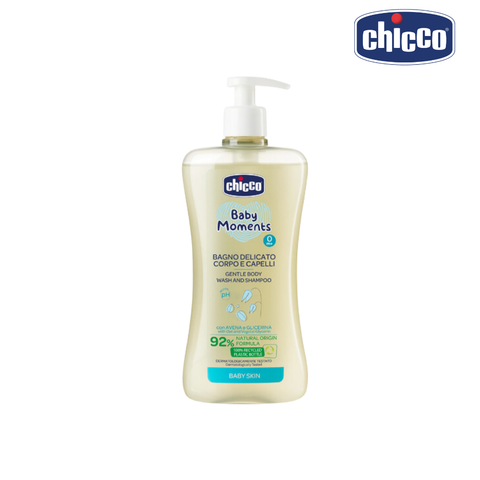  Sữa tắm gội chiết xuất Yến mạch Chicco 0M+ 500ml 