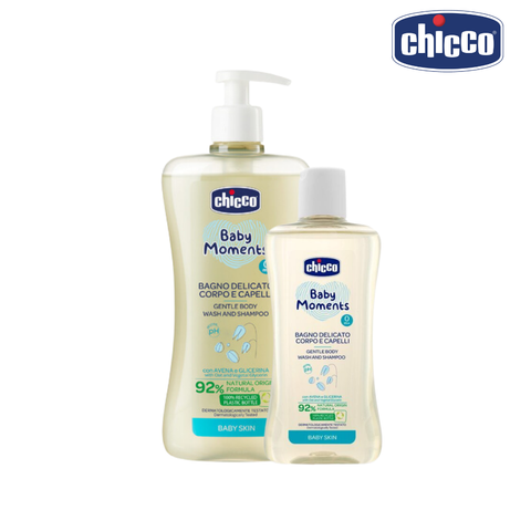  Sữa tắm gội chiết xuất Yến mạch Chicco 0M+ 500ml 