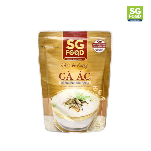  Cháo bổ dưỡng gà ác nhân sâm 240g SGF 