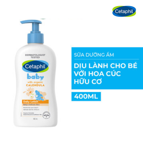  Sữa dưỡng da trẻ em tinh chất hoa cúc Cetaphill 400ml 