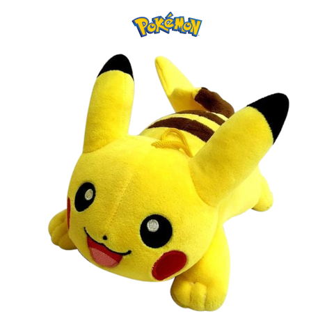  THÚ BÔNG PIKACHU NẰM LỚN 30CM 