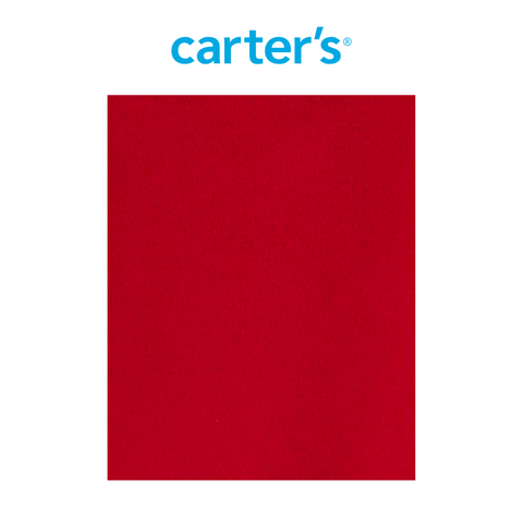  Set 3 Gồm Áo Bé Gái Màu Đỏ Kèm Váy Yếm Và Vớ Quần Carter's 0-24M 