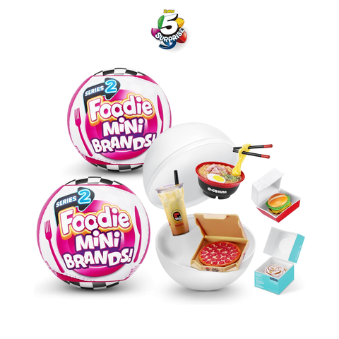  Bộ đồ chơi trứng sưu tập Foodie Mini Brands 5 Surprise S2 (pack 2) 